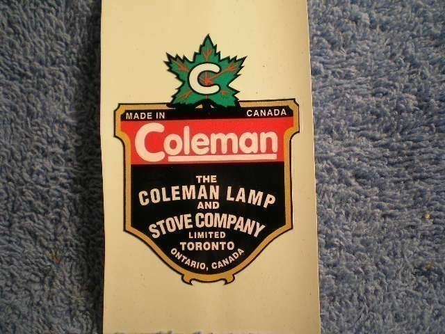 Coleman Torch Decal 1